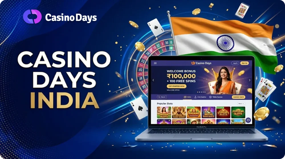 Casino Days platform with bonuses and games for Indian players
